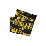 Yellow Caution Tape All Over Print Neck Gaiter - BUCKET POPCORN 