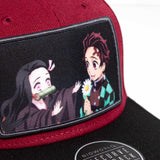 Demon Slayer Tanjiro and Nezuko Snapback Hat - BUCKET POPCORN 