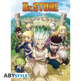 Dr Stone Group Character Boxed Poster 2 Piece Set - BUCKET POPCORN 