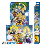 Dragon Ball Z Group Character Boxed Poster 2 Piece Set - BUCKET POPCORN 