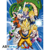 Dragon Ball Z Group Character Boxed Poster 2 Piece Set - BUCKET POPCORN 