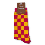 Fun Checkerboard Unisex Socks - BUCKET POPCORN 