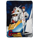 Gundam Mobile Suit Original Cover Throw Blanket - BUCKET POPCORN 