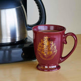 Harry Potter Gold Hogwarts Logo Ceramic Coffee Mug - BUCKET POPCORN 