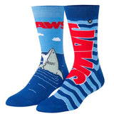 Jaws Funny Shark Unisex Crew Socks - BUCKET POPCORN 