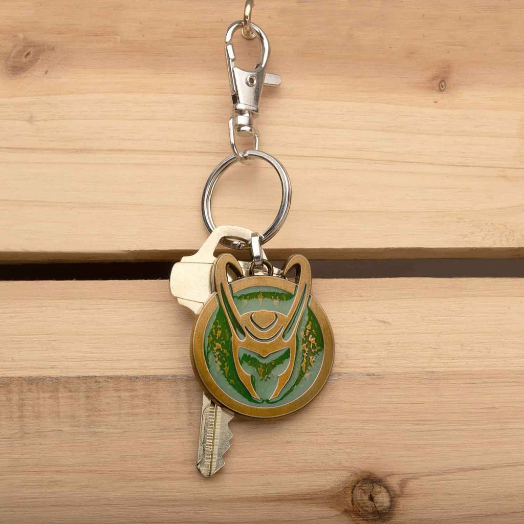 Marvel Loki Series Loki Helmet Keychain | Bucket Popcorn – BUCKET POPCORN