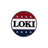 Loki President Loki Button and Alligator Loki Enamel Pin 2-Pack Set - BUCKET POPCORN 