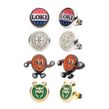 Loki Stud Earrings 4-Pair-Pack - BUCKET POPCORN 