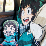 My Hero Academia Izuku Midoriya Shaped Pillow Blanket Sticker Set - BUCKET POPCORN 
