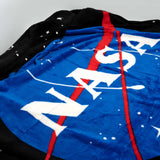 NASA Icon Coral Fleece Throw Blanket - BUCKET POPCORN 