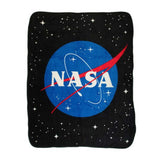NASA Icon Coral Fleece Throw Blanket