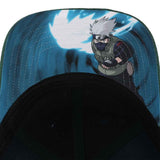 Naruto Shippuden Kakashi Hatake Character Pre-Curved Snapback - BUCKET POPCORN 