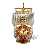 One Piece Thousand Sunny Mega World Collectable AnimeFigure Special!! Gold Color