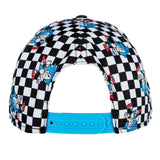 Sonic The Hedgehog All Over Print Checker Baseball Cap