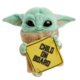 Star Wars The Mandalorian The Child On Board Plush Sign