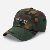 Off Duty Fun Embroidered Unisex Baseball Cap - BUCKET POPCORN 