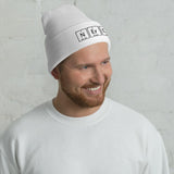 Nerdy Embroidered Unisex Cuffed Beanie - BUCKET POPCORN 