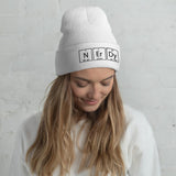 Nerdy Embroidered Unisex Cuffed Beanie - BUCKET POPCORN 