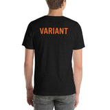 Variant Printed Short-Sleeve Unisex T-Shirt - BUCKET POPCORN 