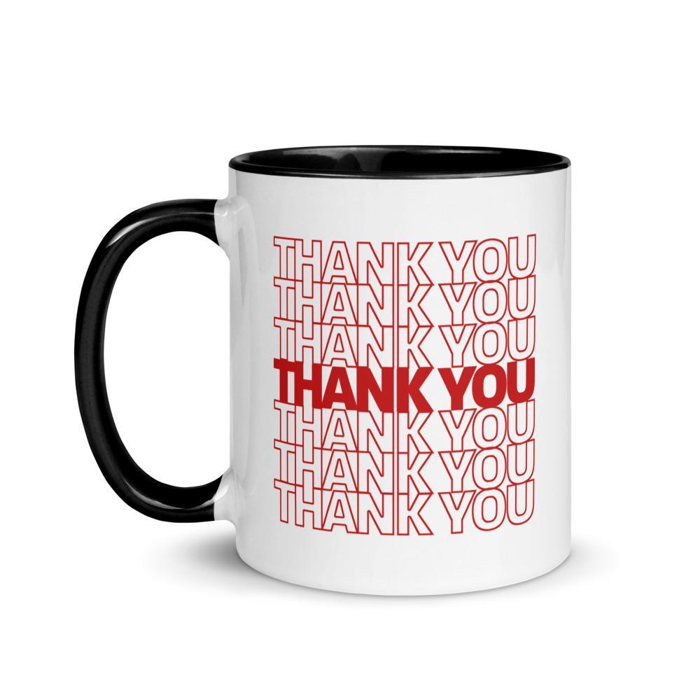 Thank You Dad Father's Day Mug with Color Inside - BUCKET POPCORN 