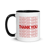 Thank You Dad Father's Day Mug with Color Inside - BUCKET POPCORN 