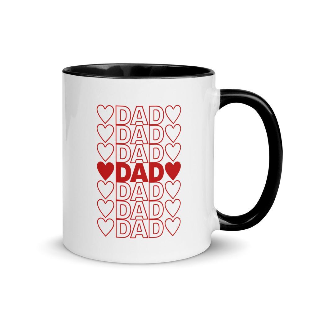 Thank You Dad Father's Day Mug with Color Inside - BUCKET POPCORN 