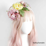 Women's Pink Ombre Long Beach Wave Cosplay Wig With Bang - BUCKET POPCORN 