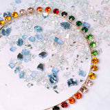 Women's Rainbow Color Rhinestone Fashion Headband - BUCKET POPCORN 