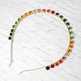 Women's Rainbow Color Rhinestone Fashion Headband - BUCKET POPCORN 